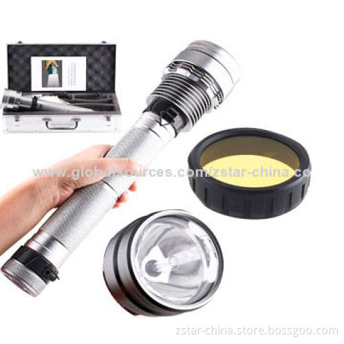 28/35W HID Xexon Flashlight/Torch with 4,400mAh Rechargeable Battery, 3,200lm, Ultra-bright Light